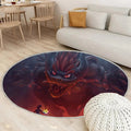 Super Mario Fanart Teppich Rund, Teppiche - Mario Outdoor Teppich Rund, Künstler Teppich Wohnzimmer, Carpet, Rug
