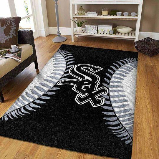 Chicago White Sox Bereich Mlb Baseball Team Logo025 Teppich, Teppiche - Outdoor Teppich, Teppich Wohnzimmer, Küchenteppich, Kinderzimmer, Modern