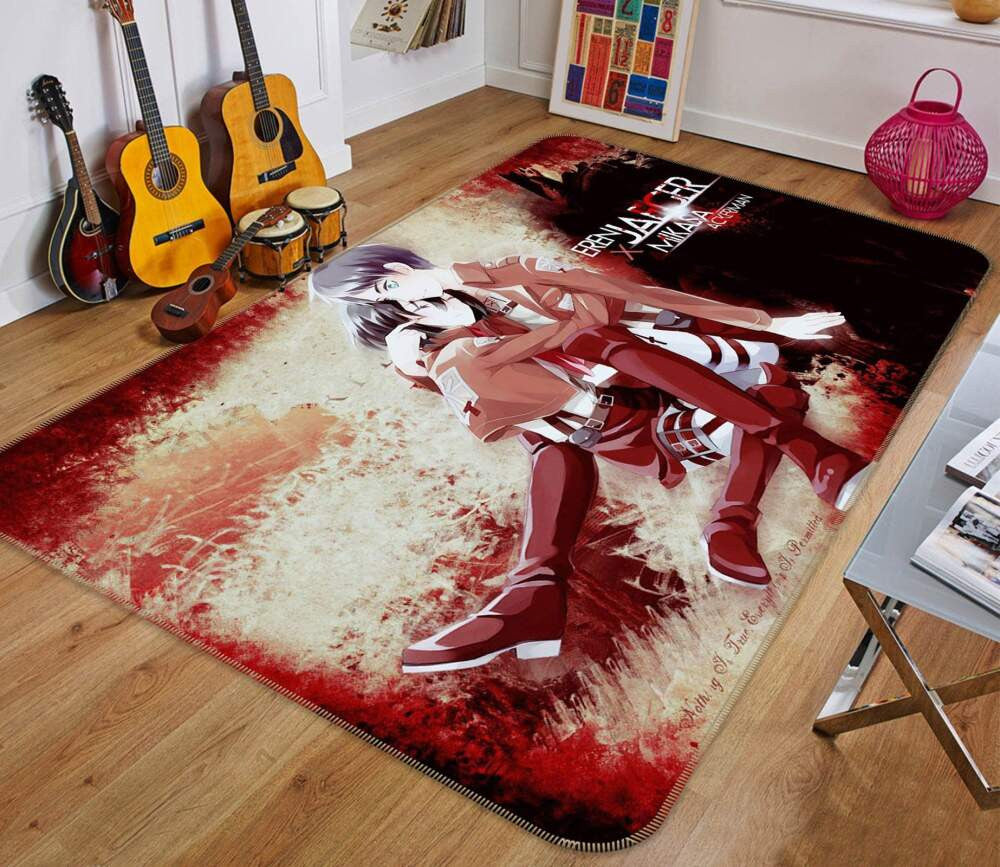 Angriff auf Titan Anime 13 Teppich, Teppiche - Outdoor Teppich, Teppich Wohnzimmer, Küchenteppich, Kinderzimmer, Modern