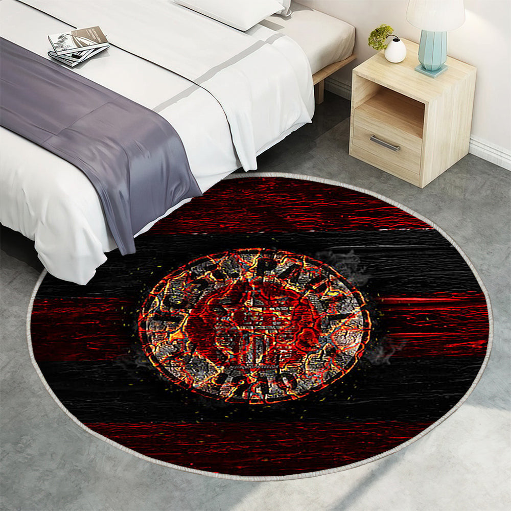 Pauli Fc Teppich Rund, Teppiche - Feuer Outdoor Teppich Rund, Bundesliga 2 Teppich Wohnzimmer, Carpet, Rug