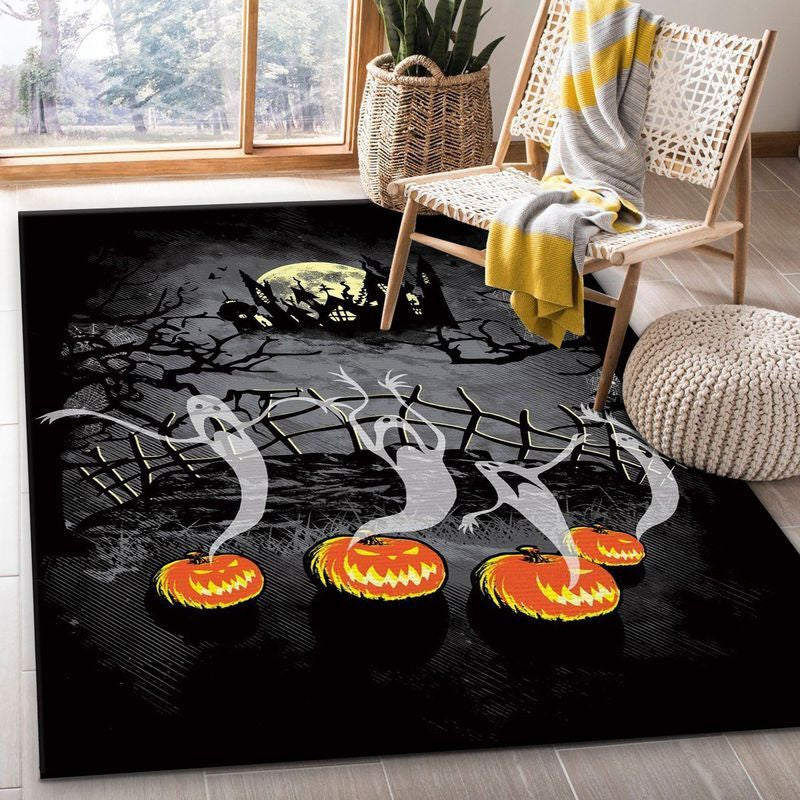 Geister von Halloween Teppich, Teppiche - Outdoor Teppich, Teppich Wohnzimmer, Küchenteppich, Kinderzimmer, Modern