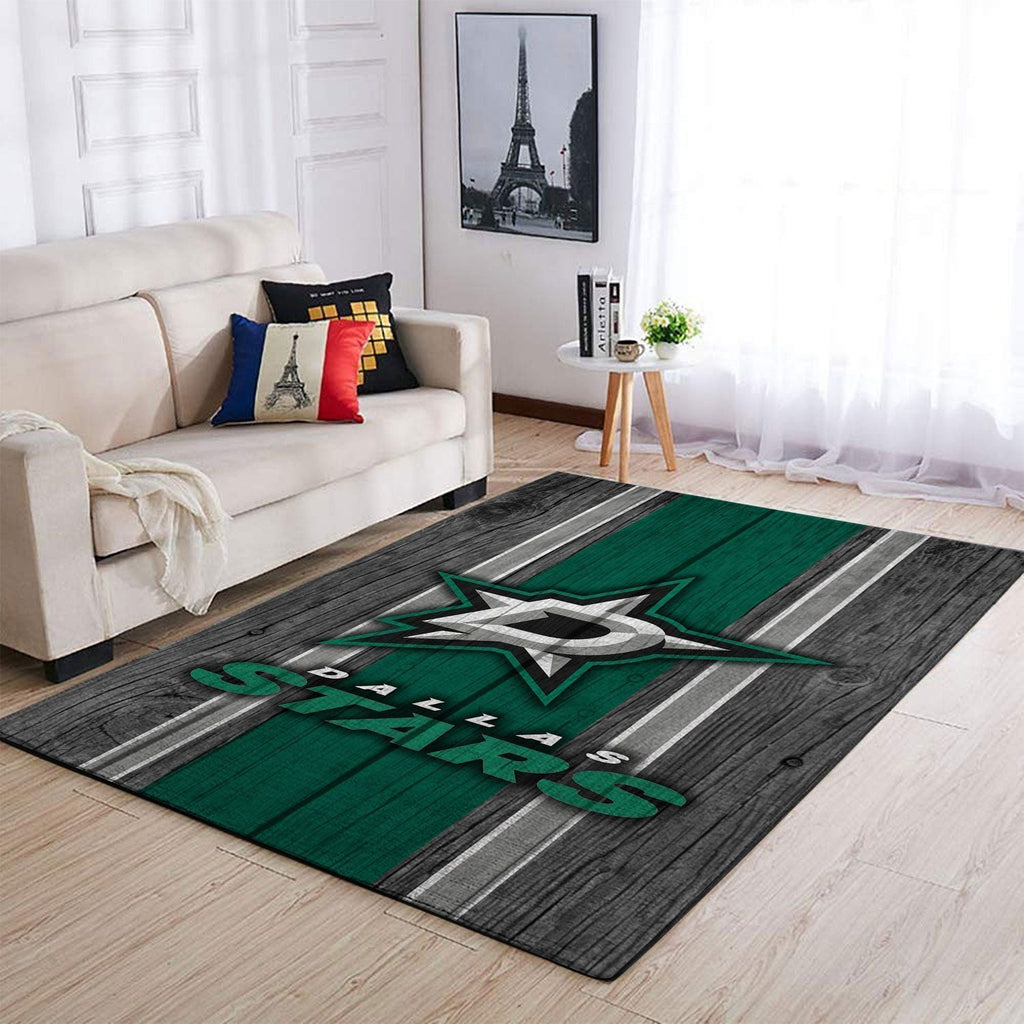 Dallas Stars Nhl Area Team Logo Sport Teppich, Teppiche - Outdoor Teppich, Teppich Wohnzimmer, Küchenteppich, Kinderzimmer, Modern