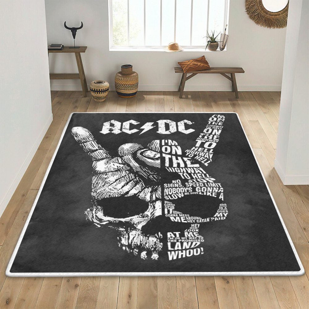 ADC Musikband Teppich, Teppiche - Outdoor Teppich, Teppich Wohnzimmer, Küchenteppich, Kinderzimmer, Modern