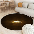 Fortnite goldenes Logo Teppich Rund, Teppiche - Outdoor Teppich Rund, Teppich Wohnzimmer, Carpet, Rug