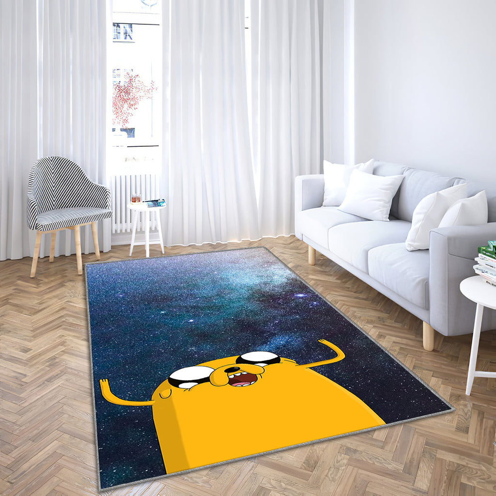 Jake der Hund Teppich, Teppiche - Abenteuer Zeit Outdoor Teppich, Kunst Teppich Wohnzimmer, Küchenteppich, Kinderzimmer, Modern