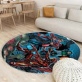 Wo ist Gamora? Teppich Rund, Teppiche - Comic Version Outdoor Teppich Rund, Superheld Teppich Wohnzimmer, Carpet, Rug