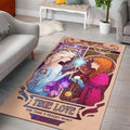 Elsa Die Eiskönigin und Anna Disney-Prinzessinnen Charaktere Disney-Filme 2 Teppich, Teppiche - Outdoor Teppich, Teppich Wohnzimmer, Küchenteppich, Kinderzimmer, Modern