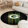 Green Bay Packer Teppich Rund, Teppiche - Fußball Outdoor Teppich Rund, Logo Teppich Wohnzimmer, Carpet, Rug