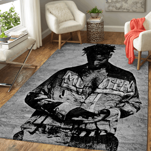 21 Savage Music Monochrom für Fans Teppich, Teppiche - Outdoor Teppich, Teppich Wohnzimmer, Küchenteppich, Kinderzimmer, Modern