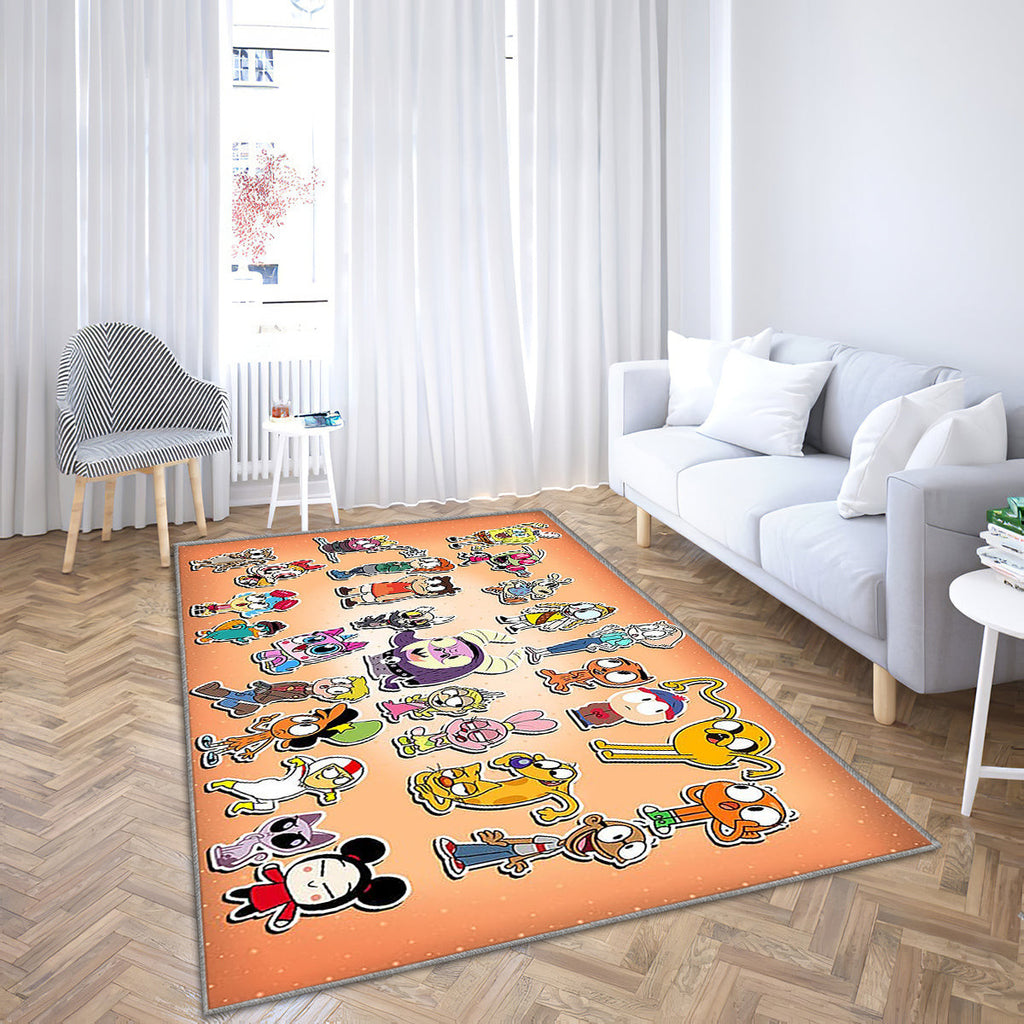 Abenteuerzeit Teppich, Teppiche - Blüte Outdoor Teppich, Teppich Wohnzimmer, Küchenteppich, Kinderzimmer, Modern