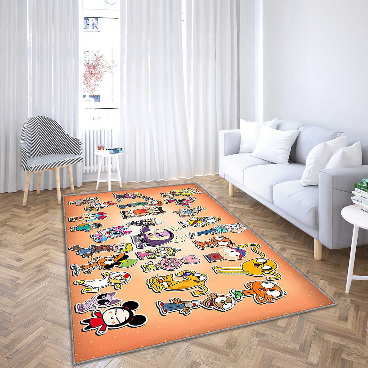 Abenteuerzeit Teppich, Teppiche - Blüte Outdoor Teppich, Teppich Wohnzimmer, Küchenteppich, Kinderzimmer, Modern