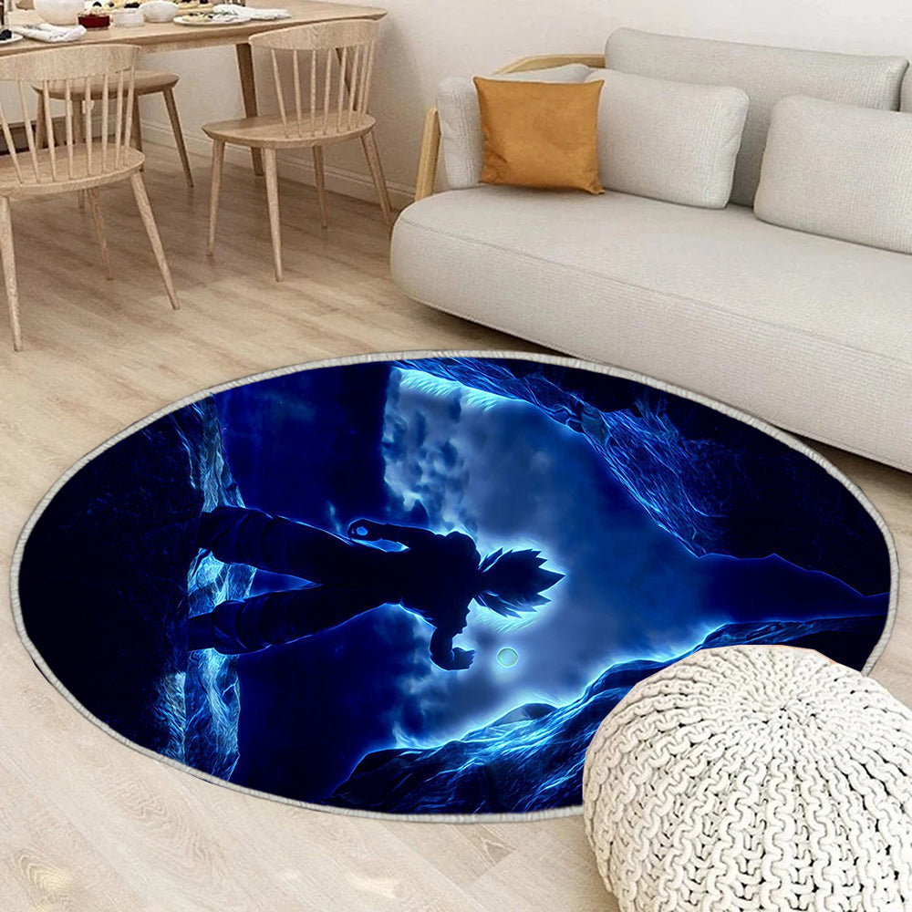 Son Goku Dragonball Teppich Rund, Teppiche - Anime Outdoor Teppich Rund, Teppich Wohnzimmer, Carpet, Rug