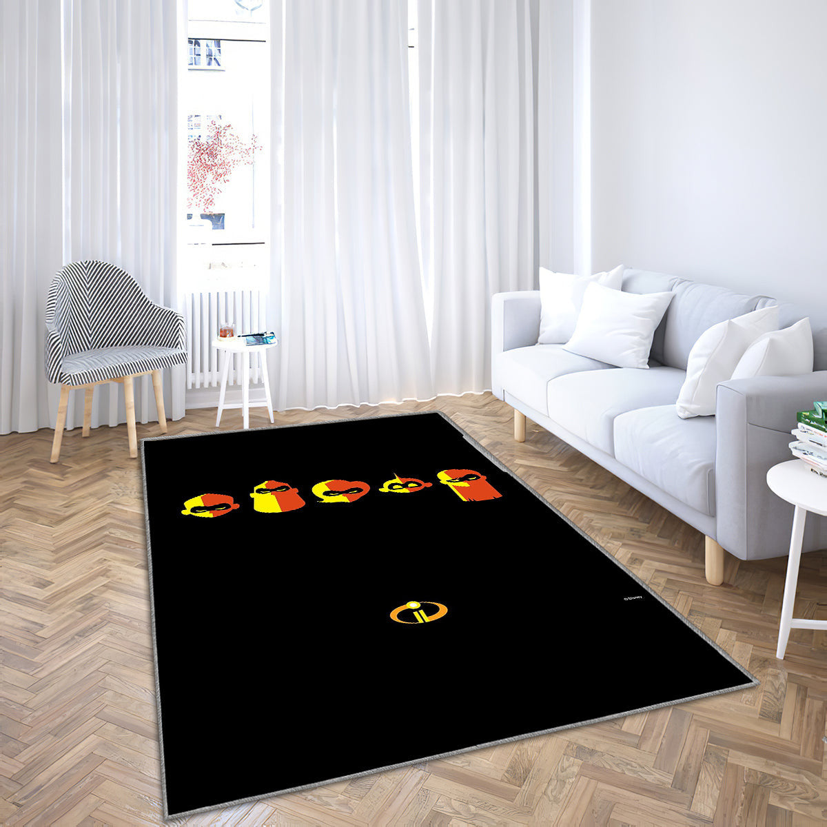 Die Unglaublichen 2 Teppich, Teppiche - Disney Unglaubliche Outdoor Teppich, Teppich Wohnzimmer, Küchenteppich, Kinderzimmer, Modern