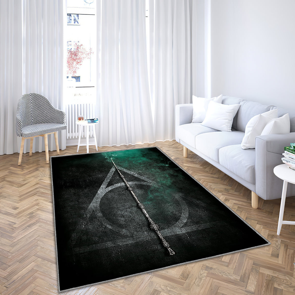Harry Potter und die Heiligtümer des Todes Teppich, Teppiche - Outdoor Teppich, Teppich Wohnzimmer, Küchenteppich, Kinderzimmer, Modern