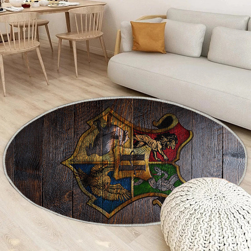 PS Teppich Rund, Teppiche - grifondoro Outdoor Teppich Rund, Harry Potter Teppich Wohnzimmer, Carpet, Rug