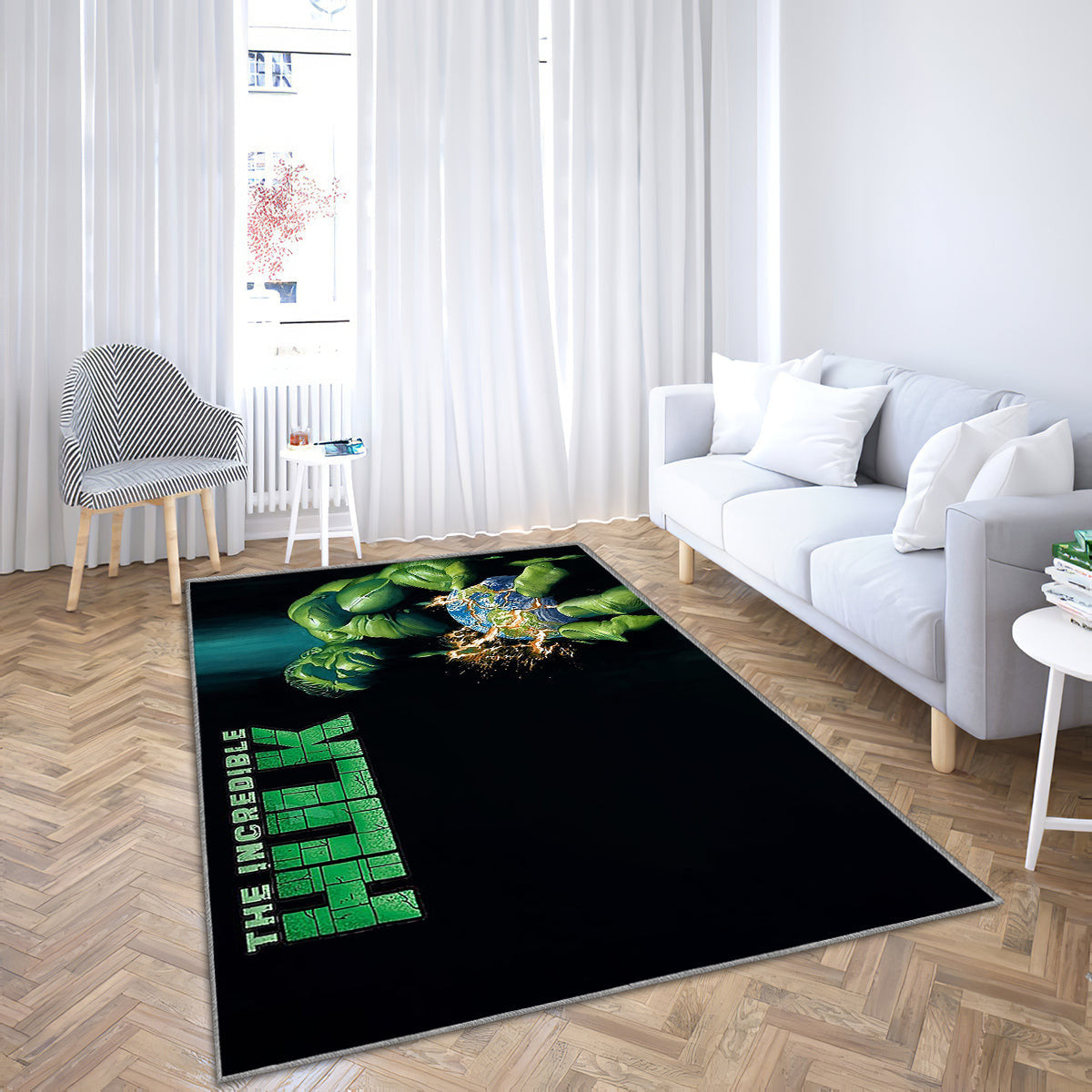 Der unglaubliche Hulk Teppich, Teppiche - Comics Outdoor Teppich, Superhelden Teppich Wohnzimmer, Küchenteppich, Kinderzimmer, Modern