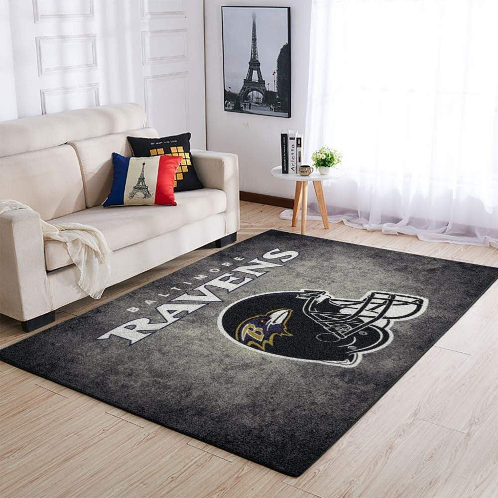 Baltimore Ravens Area NFL-Fußball Teppich, Teppiche - Outdoor Teppich, Teppich Wohnzimmer, Küchenteppich, Kinderzimmer, Modern