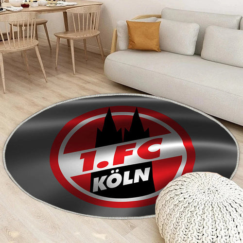 1.fc koeln 016 Teppich Rund, Teppiche - Outdoor Teppich Rund, Teppich Wohnzimmer, Carpet, Rug