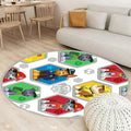 Mitglieder der PAW Patrouille Teppich Rund, Teppiche - Verfolgungsjagd Outdoor Teppich Rund, Everest Teppich Wohnzimmer, Carpet, Rug