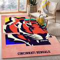 Cincinnati Bengals Banner Nfl 10 Teppich, Teppiche - Outdoor Teppich, Teppich Wohnzimmer, Küchenteppich, Kinderzimmer, Modern