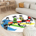 Jugend Fußballübung Teppich Rund, Teppiche - Outdoor Teppich Rund, Teppich Wohnzimmer, Carpet, Rug