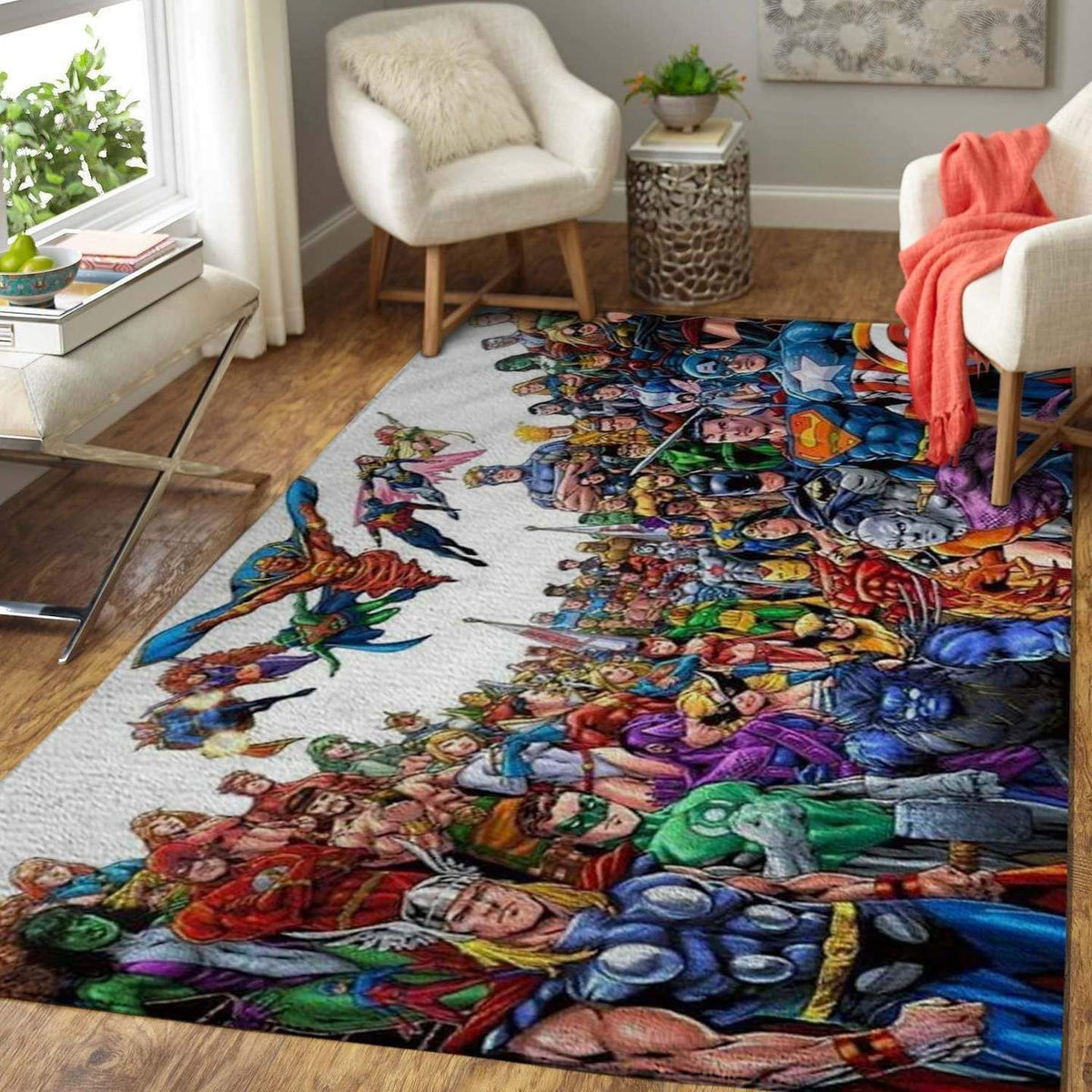 Avenger Endgame Captain America Iron Man 02 Teppich, Teppiche - Outdoor Teppich, Teppich Wohnzimmer, Küchenteppich, Kinderzimmer, Modern
