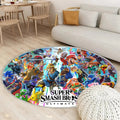 Super Smash Bros Teppich Rund, Teppiche - Outdoor Teppich Rund, Teppich Wohnzimmer, Carpet, Rug
