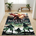 Attack on Titan Staffel 2 Teaser One Sheet Teppich, Teppiche - Outdoor Teppich, Teppich Wohnzimmer, Küchenteppich, Kinderzimmer, Modern