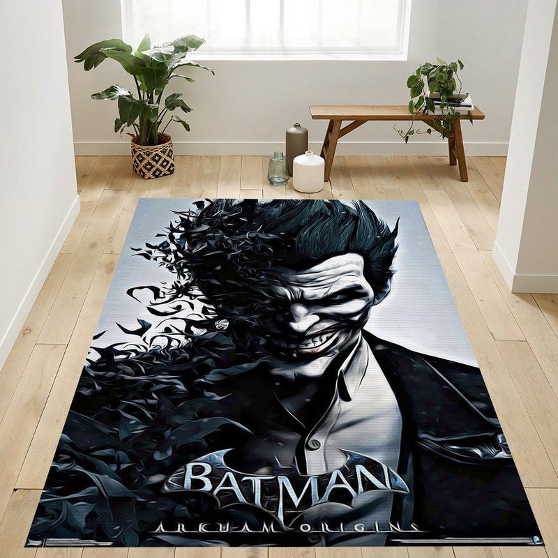 DC Comics Videospiel Arkham Origins Porträt Teppich, Teppiche - Outdoor Teppich, Teppich Wohnzimmer, Küchenteppich, Kinderzimmer, Modern