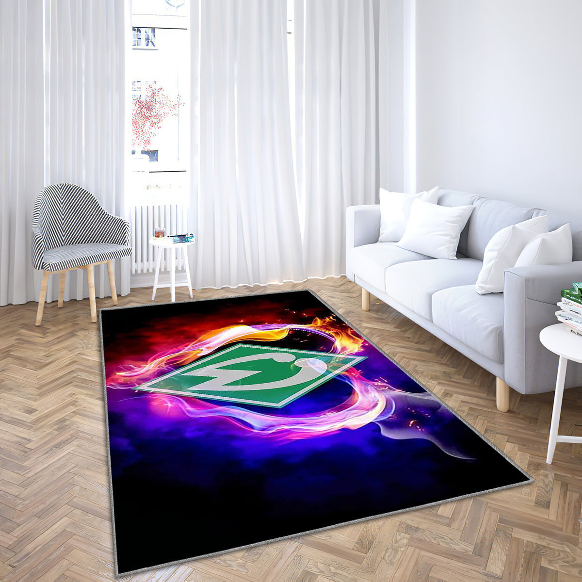 Werder Bremen Hintergrund Teppich, Teppiche - Outdoor Teppich, Teppich Wohnzimmer, Küchenteppich, Kinderzimmer, Modern
