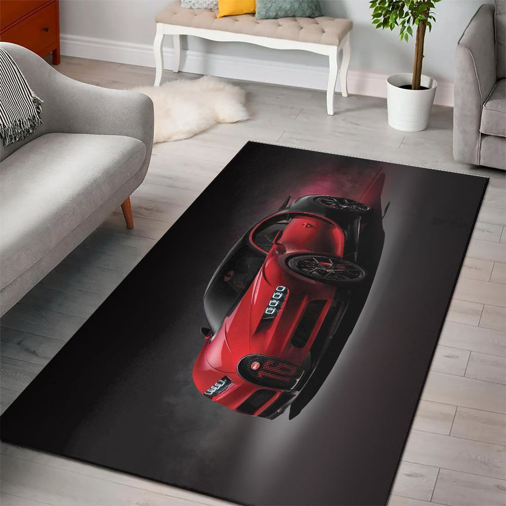 Bugatti Super Cars Fn210217 Bereich Teppich, Teppiche - Outdoor Teppich, Teppich Wohnzimmer, Küchenteppich, Kinderzimmer, Modern