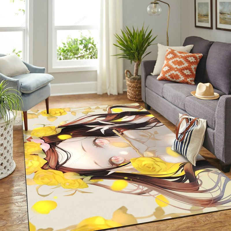 Dämonentöter Kimetsu No Yaiba Kamado Nezuko 15 Teppich, Teppiche - Outdoor Teppich, Teppich Wohnzimmer, Küchenteppich, Kinderzimmer, Modern