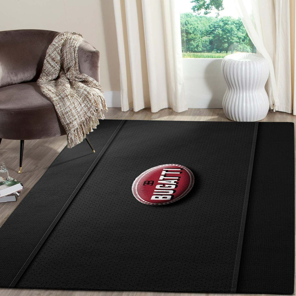 Bugatti Logo Supercars Bereich Fn131214 Teppich, Teppiche - Outdoor Teppich, Teppich Wohnzimmer, Küchenteppich, Kinderzimmer, Modern