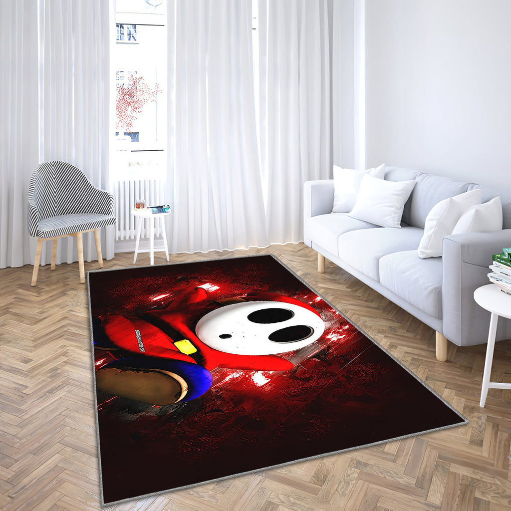 Schüchterner Kerl Teppich, Teppiche - Super Mario Outdoor Teppich, Mario Party Star Rush Teppich Wohnzimmer, Küchenteppich, Kinderzimmer, Modern