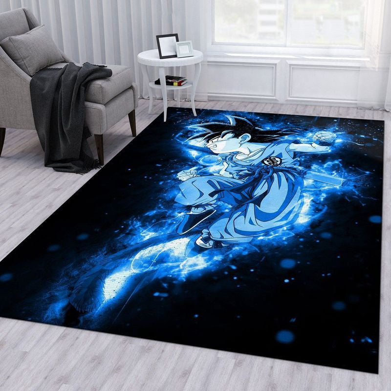 Anime-Songoku Dragonball Teppich, Teppiche - Outdoor Teppich, Teppich Wohnzimmer, Küchenteppich, Kinderzimmer, Modern