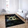 Harry Potter Logos Teppich, Teppiche - Harry Potter Outdoor Teppich, Hogwarts Teppich Wohnzimmer, Küchenteppich, Kinderzimmer, Modern