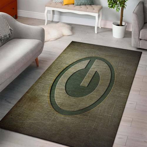 Green Bay Packers Area Nfl Football Team Logo007 Teppich, Teppiche - Outdoor Teppich, Teppich Wohnzimmer, Küchenteppich, Kinderzimmer, Modern