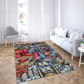 Samurai Teppich, Teppiche - desenho Outdoor Teppich, Drachen Teppich Wohnzimmer, Küchenteppich, Kinderzimmer, Modern