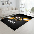 Boston Bruins Logo Nhl Fn130204 Bodendekoration im Hockeybereich The Us Dec Teppich, Teppiche - Outdoor Teppich, Teppich Wohnzimmer, Küchenteppich, Kinderzimmer, Modern