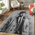 Alex Turner Musik Monochrom für Fans Teppich, Teppiche - Outdoor Teppich, Teppich Wohnzimmer, Küchenteppich, Kinderzimmer, Modern