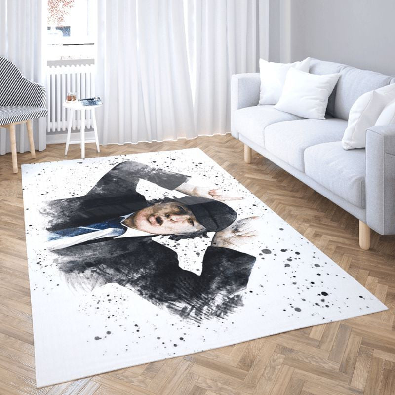 AC DC Legende Rockband Musik Angus Young Iii Teppich, Teppiche - Outdoor Teppich, Teppich Wohnzimmer, Küchenteppich, Kinderzimmer, Modern