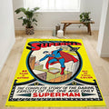 DC Comics Superman 1 Teppich, Teppiche - Outdoor Teppich, Teppich Wohnzimmer, Küchenteppich, Kinderzimmer, Modern
