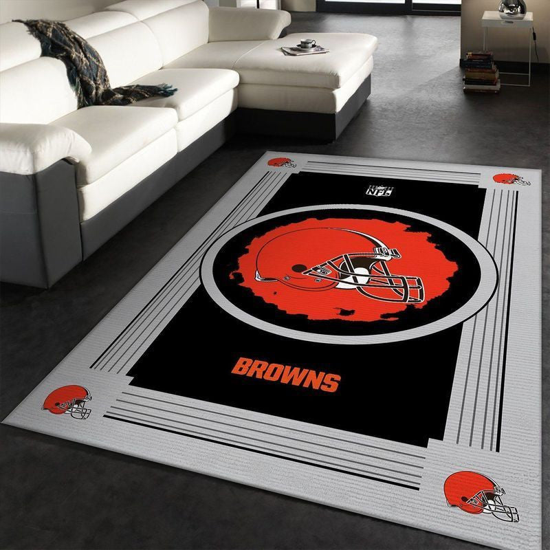 Cleveland Browns NFL 15 Teppich, Teppiche - Outdoor Teppich, Teppich Wohnzimmer, Küchenteppich, Kinderzimmer, Modern