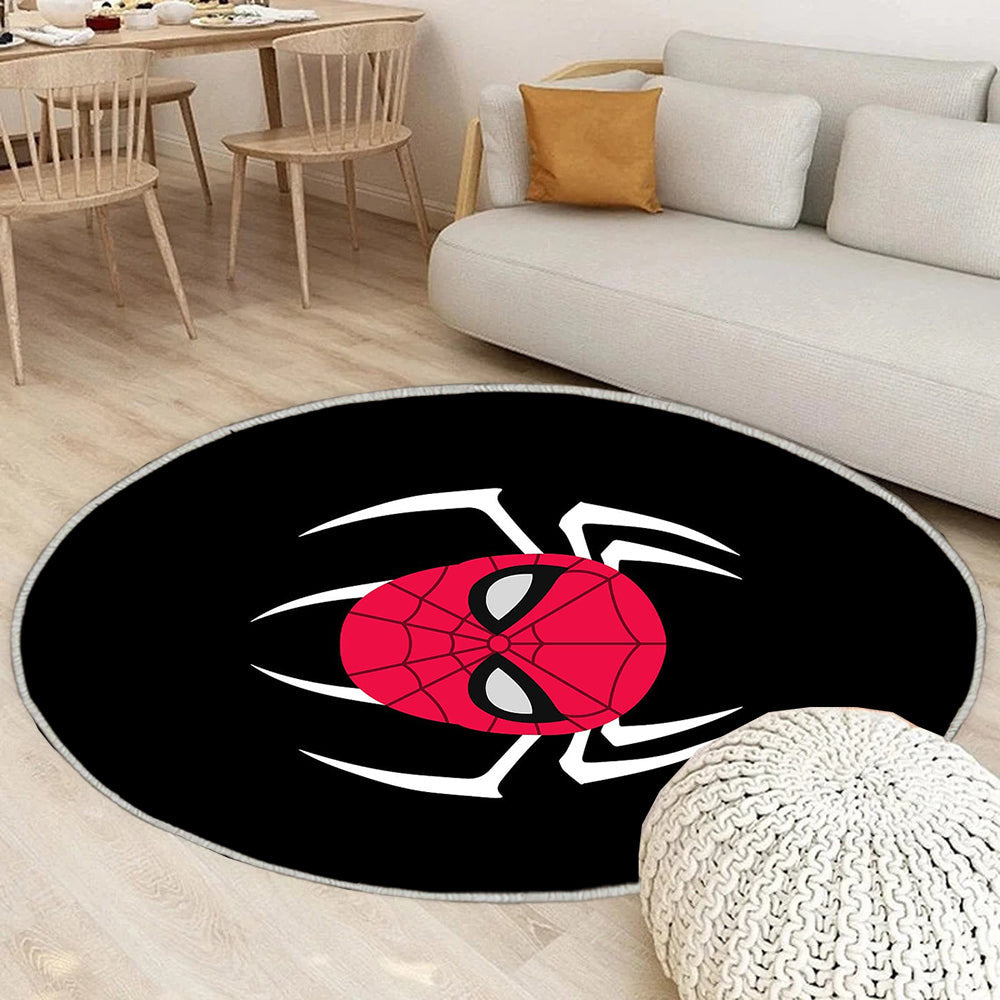 Spider Man Teppich Rund, Teppiche - 929 Outdoor Teppich Rund, amoliert Teppich Wohnzimmer, Carpet, Rug