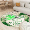 Spvgg Greuther Furth Lackkunst Teppich Rund, Teppiche - Kreativ Outdoor Teppich Rund, Emblem Teppich Wohnzimmer, Carpet, Rug