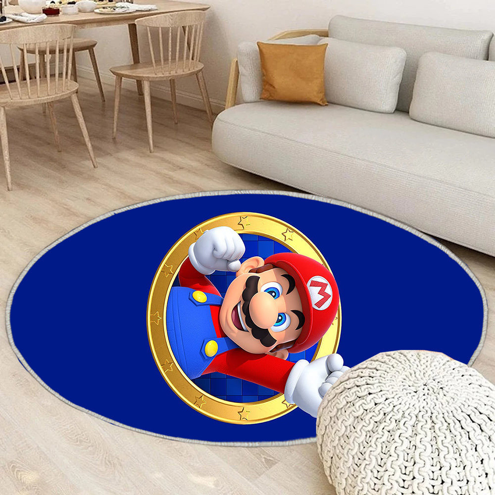 Mario und Luigi Teppich Rund, Teppiche - 2021 Outdoor Teppich Rund, Japan Teppich Wohnzimmer, Carpet, Rug