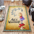 Alice im Wunderland Disney Film Ofd 3110192 Teppich, Teppiche - Outdoor Teppich, Teppich Wohnzimmer, Küchenteppich, Kinderzimmer, Modern
