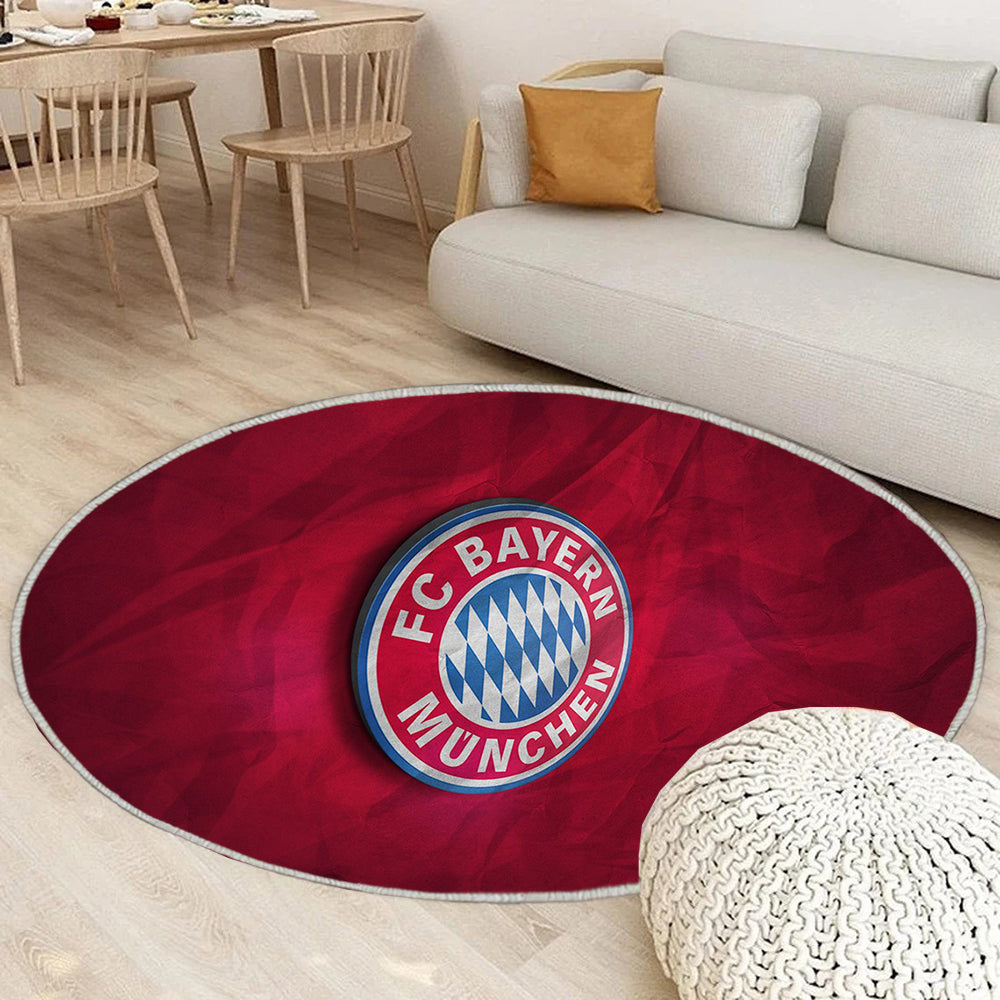 Bayern München 13 Teppich Rund, Teppiche - Outdoor Teppich Rund, Teppich Wohnzimmer, Carpet, Rug