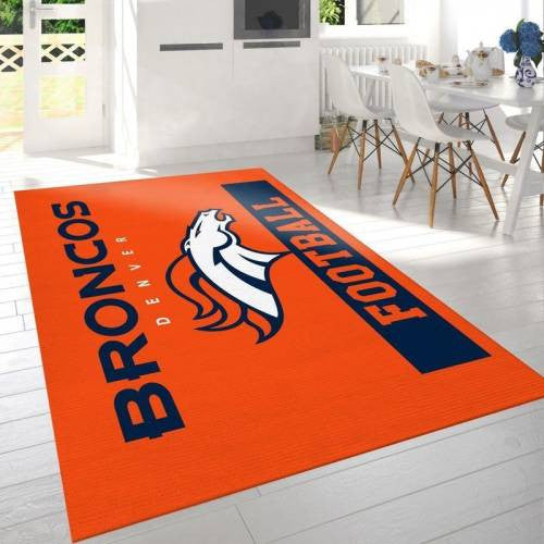 Denver Broncos NFL 6 Teppich, Teppiche - Outdoor Teppich, Teppich Wohnzimmer, Küchenteppich, Kinderzimmer, Modern