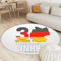 Tag Der Deutschen Einheit Teppich Rund, Teppiche - 3D Flagge Von Deutschland Outdoor Teppich Rund, 44837 Teppich Wohnzimmer, Carpet, Rug